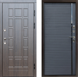 Дверь с терморазрывом Престиж Porte Черный кварц